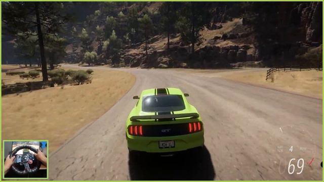 Forza Horizon 5 | 2018 FORD MUSTANG GT | 460hp | Logitech G29 смотреть онлайн