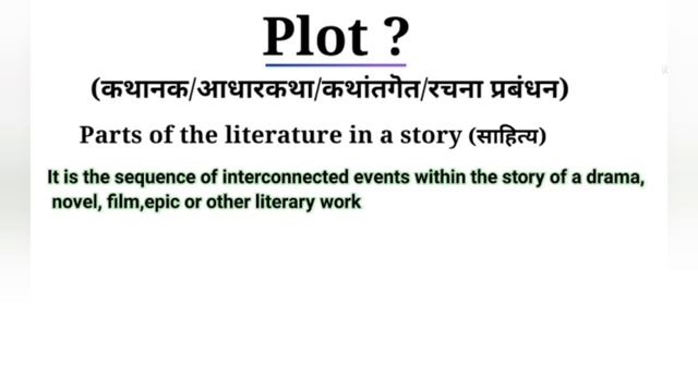What is Plot in Literature ? | Plot क्या है ? | Difference Between Story and Plot with Examples смотреть онлайн