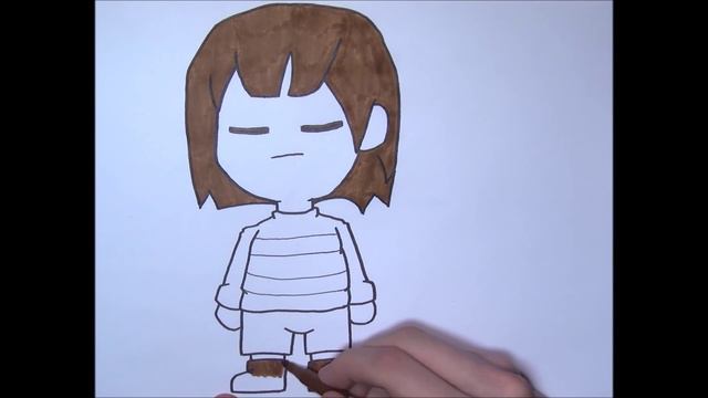 How To Draw Frisk From Undertale ✎ YouCanDrawIt ツ 1080p HD