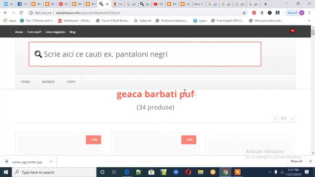 Geaca puf iarna barbati смотреть онлайн