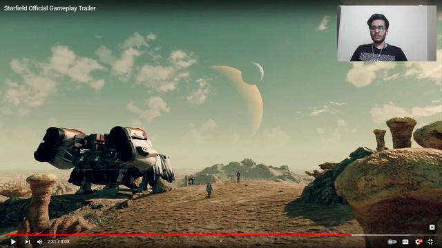 Best SPACE Game EVER? Starfield Gameplay Trailer | SJX Gaming Reactions смотреть онлайн
