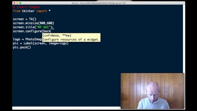 7.5 Python with Tkinter: How to place an image / picture in your Python GUI project. смотреть онлайн