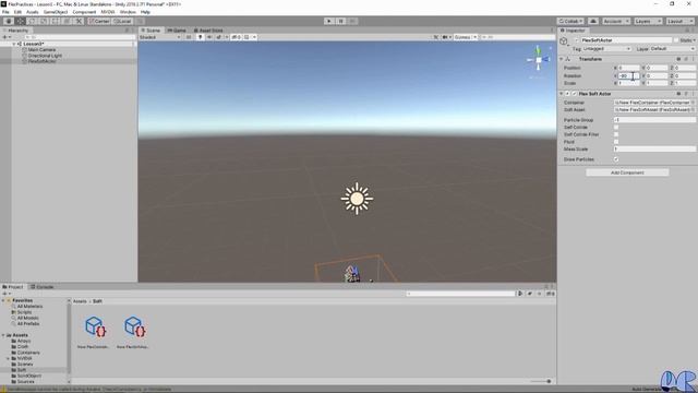 03 - NVIDIA FleX - Simulando Objeto Deformable (Softbody) - Unity смотреть онлайн