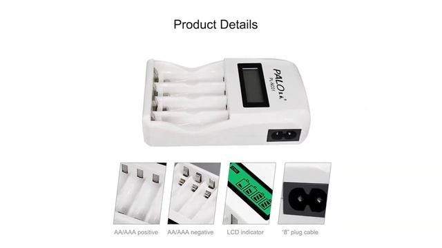 4 шт. AA батарейки, перезаряжаемые батареи 1,2 V AA 3000mAh Ni-MH Предварительно заряженный