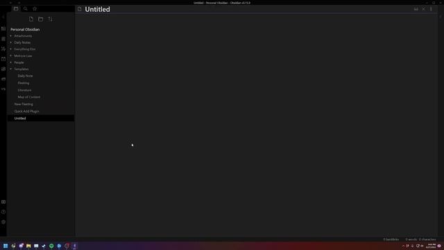 Obsidian - One Click Templated Notes with Quick Add Plugin смотреть онлайн