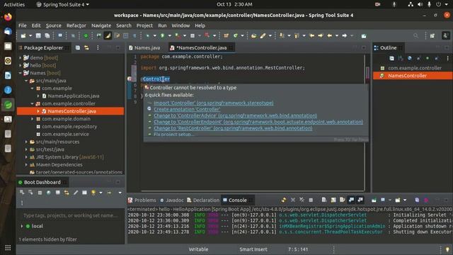 Part1: Spring Boot App - Layer integration смотреть онлайн
