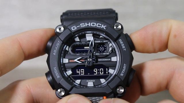 Обзор CASIO G-SHOCK GA-900C-1A4 | Где купить со скидкой смотреть онлайн