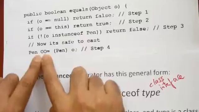 Object Equals Method جافا смотреть онлайн