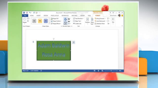 How to Edit a WordArt Object in Microsoft® Word 2013 смотреть онлайн