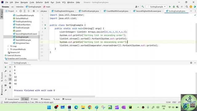 Java 8 Interview Questions| Sort Integers смотреть онлайн