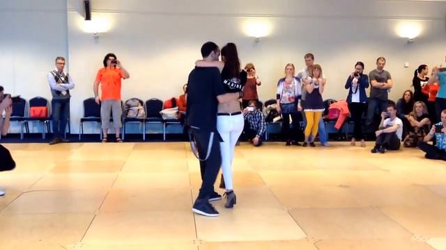 Kaem & Marine (Lifts and Slides in Kizomba). On The Wave. 4the Latvian Sensual Dance Festival 2015 смотреть онлайн