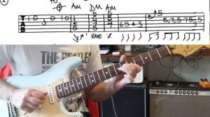Man of Mystery Guitar Lesson | Guitar Lesson | Tabs on Screen