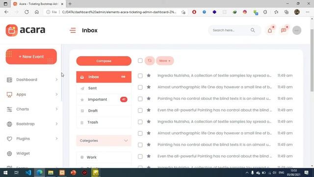 Template Dashboard Admin With Bootstrap | Ticket ( Free Source Code ) смотреть онлайн