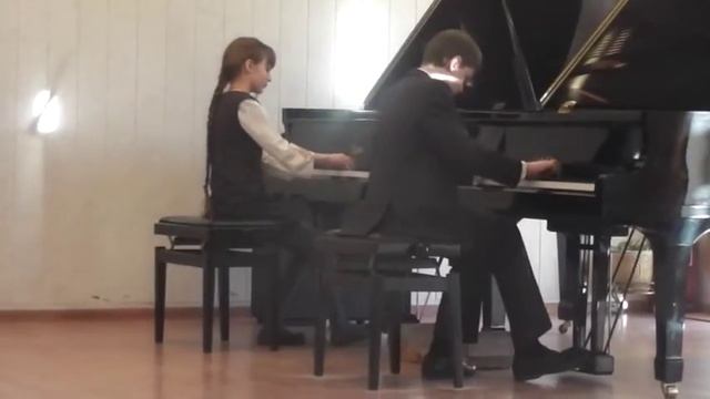 Рахманинов "Романс" из 2 сюиты исп. Михайлов Михаил и Варвара Алипова. смотреть онлайн