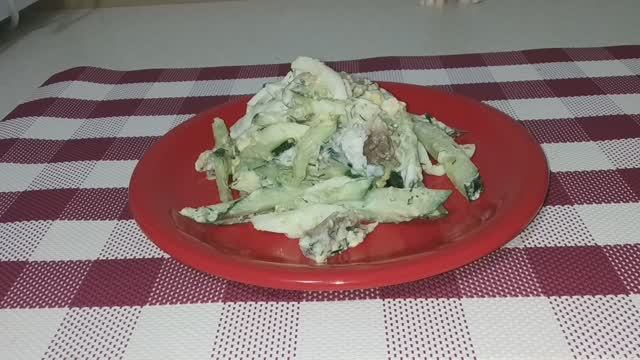 Салат ,, ПО-БЫСТРОМУ " Отличный вариант для ужина! смотреть онлайн