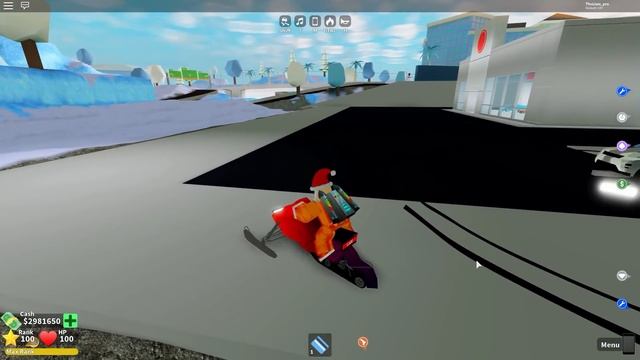 БАГИ СО СНЕГОХОДОМ и реактивными санями в игре Мэд Сити роблокс | Mad City roblox | Секреты, прикол смотреть онлайн