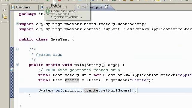 Esempio Inversion Of Control in Java con Spring Framework смотреть онлайн