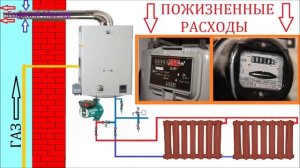 Газовое отопление лишние расходы / Отопление - убытки / Газовый котел  тратит электричество