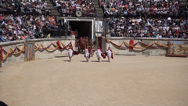 WATCH GLADIATORS FIGHT IN A REAL ROMAN ARENA