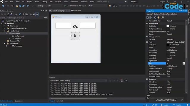 C++ GUI Tutorial | C++ GUI Programming Tutorial | C++ Projects With Source Code | SimpliCode смотреть онлайн