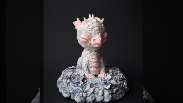 Дракончик из полимерной глины / Little dragon смотреть онлайн
