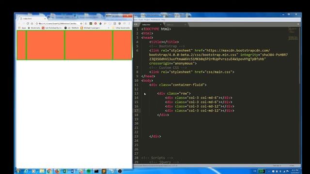3. The Bootstrap Grid System смотреть онлайн