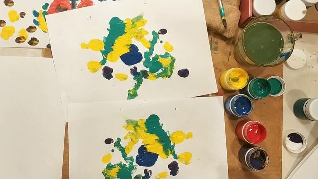 Монотипия Кляксография смотреть онлайн