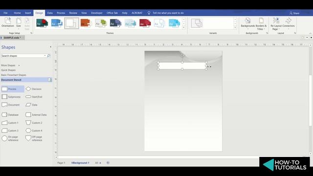 HOW TO ADD BACKGROUND IN VISIO смотреть онлайн