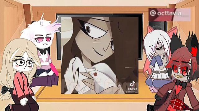 Hazbin Hotel characters react to each other || 1. Part || (Lack of sound due to ©) || смотреть онлайн