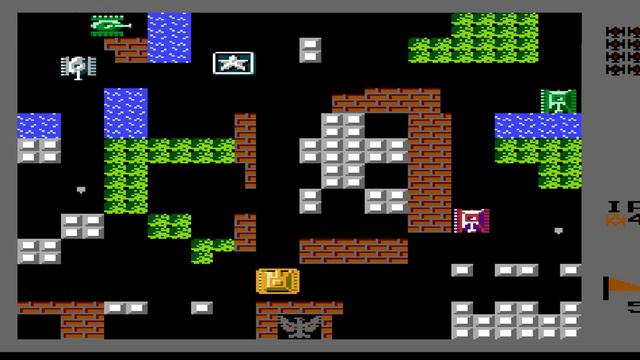 Battle City 1990 B (NES, 1990) Уровень 5 смотреть онлайн