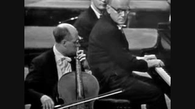 Rostropovich and Richter play Prokofiev Sinfonia-Concertante, op. 125 Part 5/5 смотреть онлайн