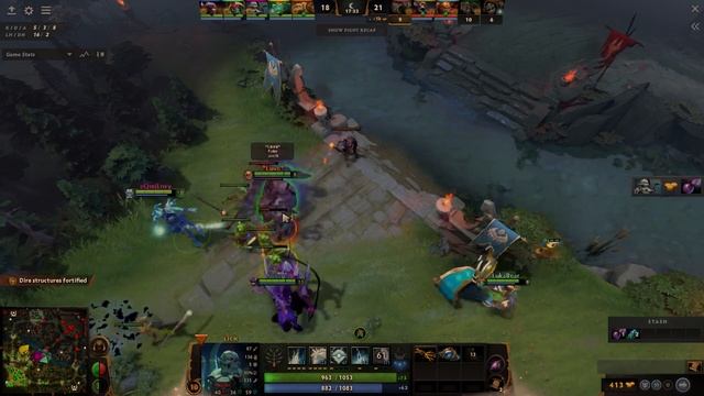Dota 2 (7.33c) - Lich vs. Witch Doctor INTENSE matchup смотреть онлайн