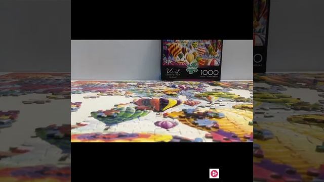 1000 pc. Vivid Collection Sky Roads Puzzle TimeLapse смотреть онлайн