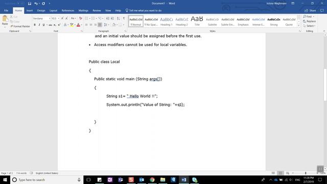 Java Tutorial 13: Local Variables смотреть онлайн