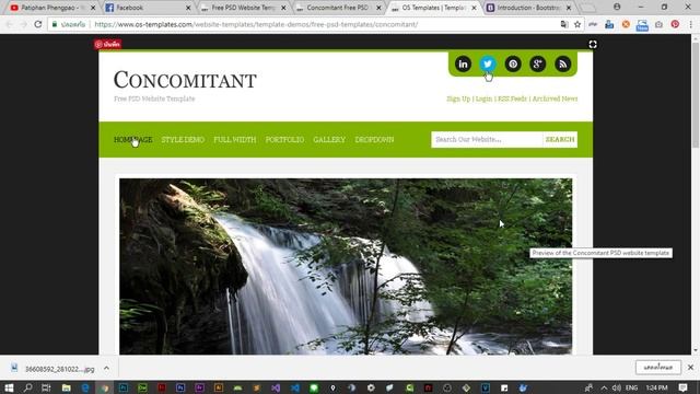PSD To BootStrap 4 - แนะนำบทเรียน [Part 1] смотреть онлайн