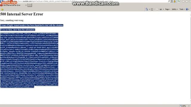YOUTUBE is down FOREVER? 500 Server Error ? Monkey's смотреть онлайн