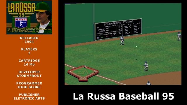 SEGA Mega Drive / Genesis: All BASEBALL Games смотреть онлайн
