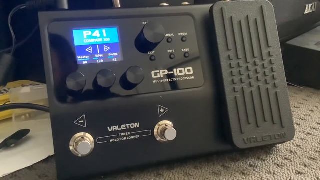 VALETON GP-100 Multi Effects Processor Knights OD Setting смотреть онлайн