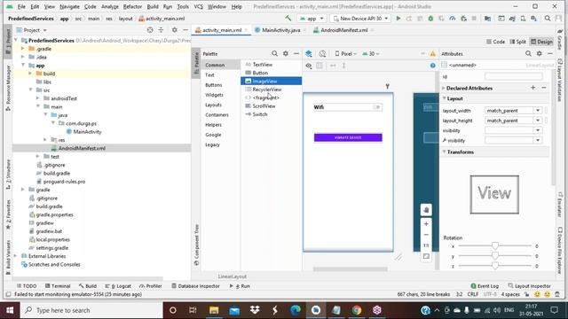 ANDROID tutorials || Demo - 1 || by Mr. Chary On 31-05-2021 @9PM IST смотреть онлайн