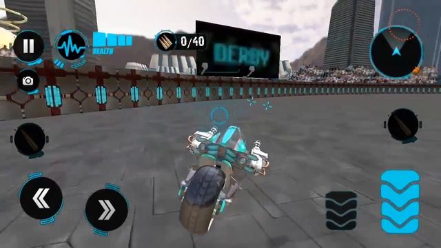 Bike Racing Futuristic Demolition Derby Android Gameplay смотреть онлайн