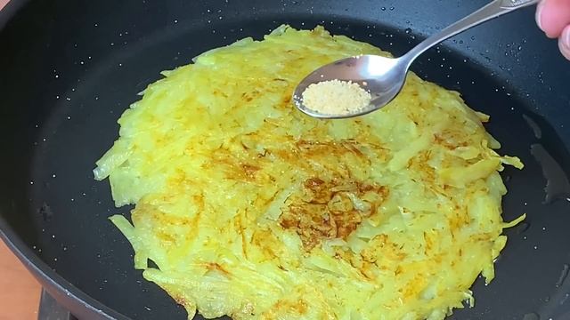 Всего 2 ингредиента! Быстрый завтрак за 5 минут! Очень простой и вкусный рецепт из картошки смотреть онлайн