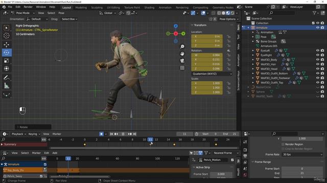 3. Creating the forward run cycle part 2 смотреть онлайн