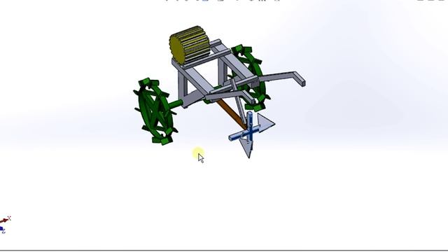 Плуг поворотный -2 варианта - 3D (мои размышления) смотреть онлайн