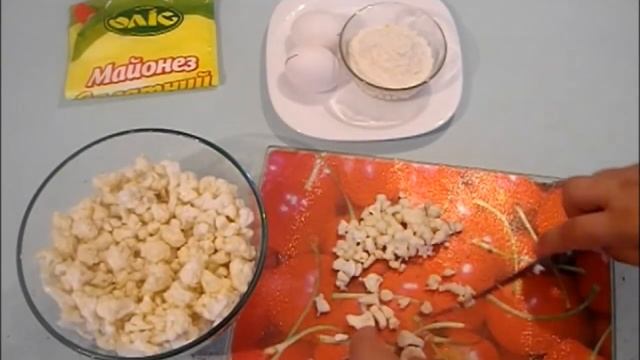 Оладьи из Цветной Капусты кулинарный видео рецепт