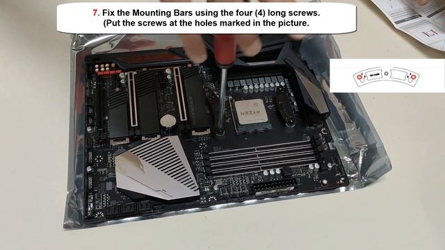 How to install NH-D15 CPU Cooler on AMD AM4 CPU. смотреть онлайн