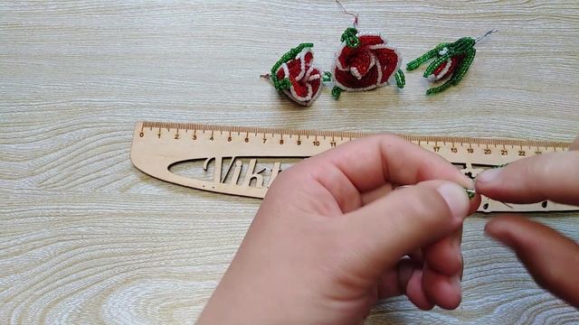 ЦВЕТЫ ИЗ БИСЕРА РОЗЫ МАСТЕР КЛАСС #StayHome#WithMe БИСЕРОПЛЕТЕНИЕ// ROSES MС FROM BEADS BEADING А4