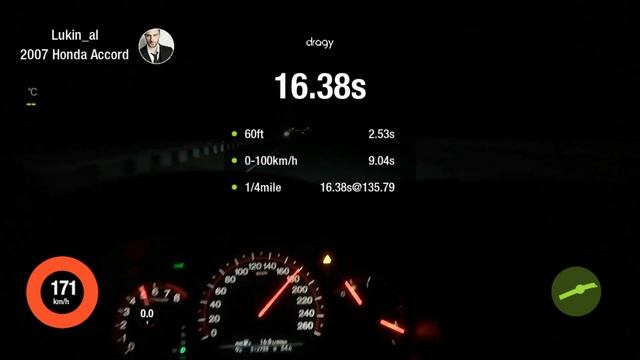 Самый быстрый Honda Accord 7 2.0 в СТОКе ??? 0-100 100-200 разгон до 200 аккорд 2 литра сток смотреть онлайн