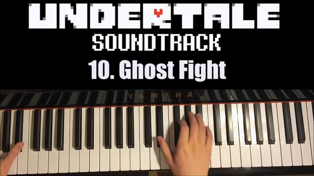 Undertale OST - 10. Ghost Fight (Piano Cover By Amosdoll)