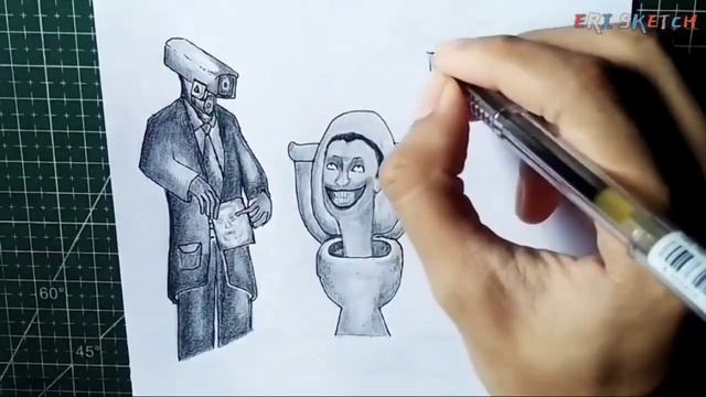 Menggambar Skibidi Toilet VS Normal Cameraman (cctv man) | Skibidi Toilet Episode 21 смотреть онлайн