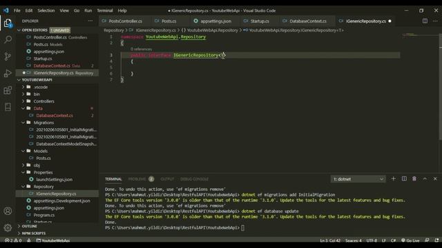 Sıfırdan .Net Core Mvc Restful API смотреть онлайн